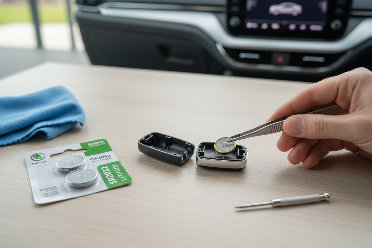 Skoda Nøgle Batteri: Guide til Udskiftning og Vedligeholdelse